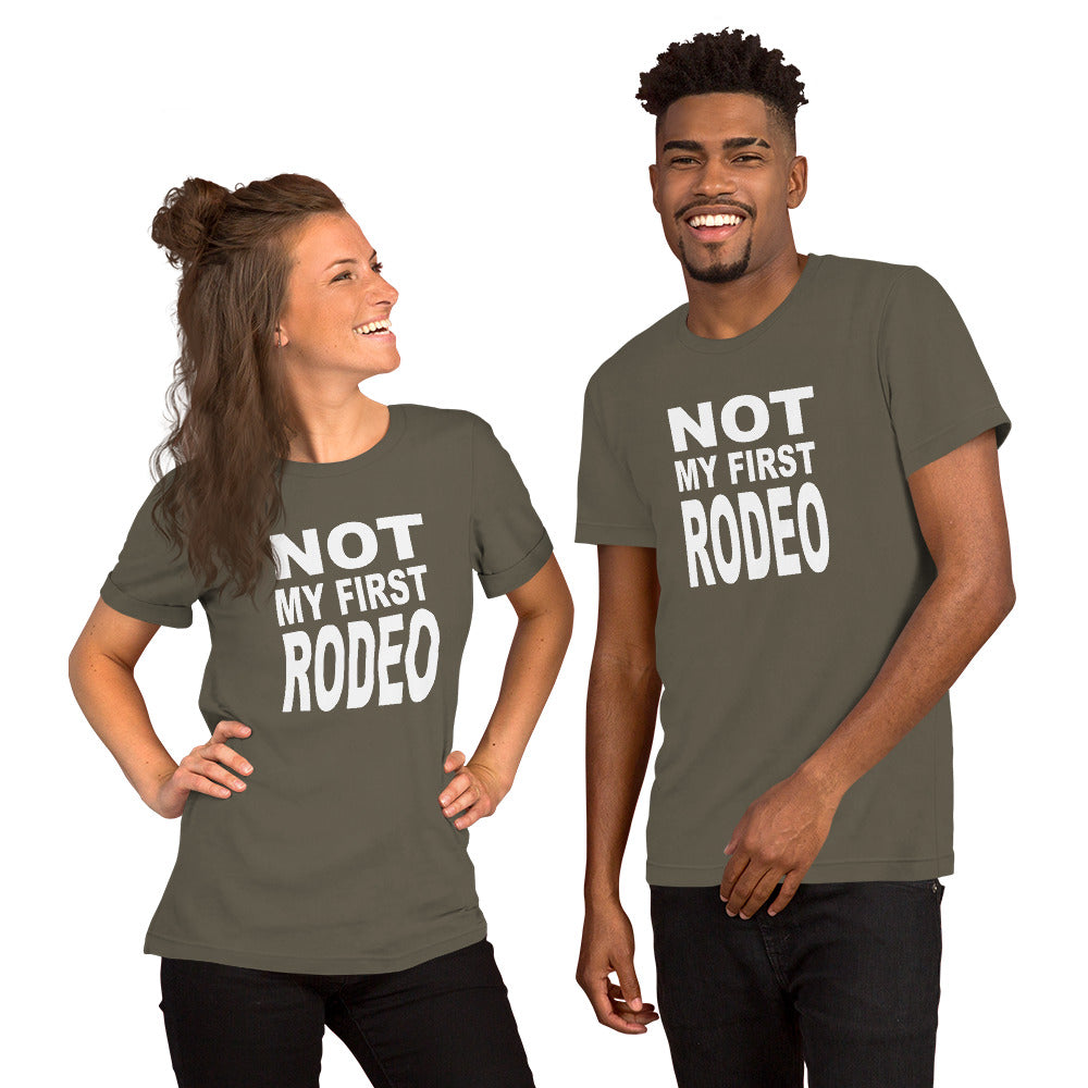 Nick Swardson-Not My First Rodeo Unisex t-shirt