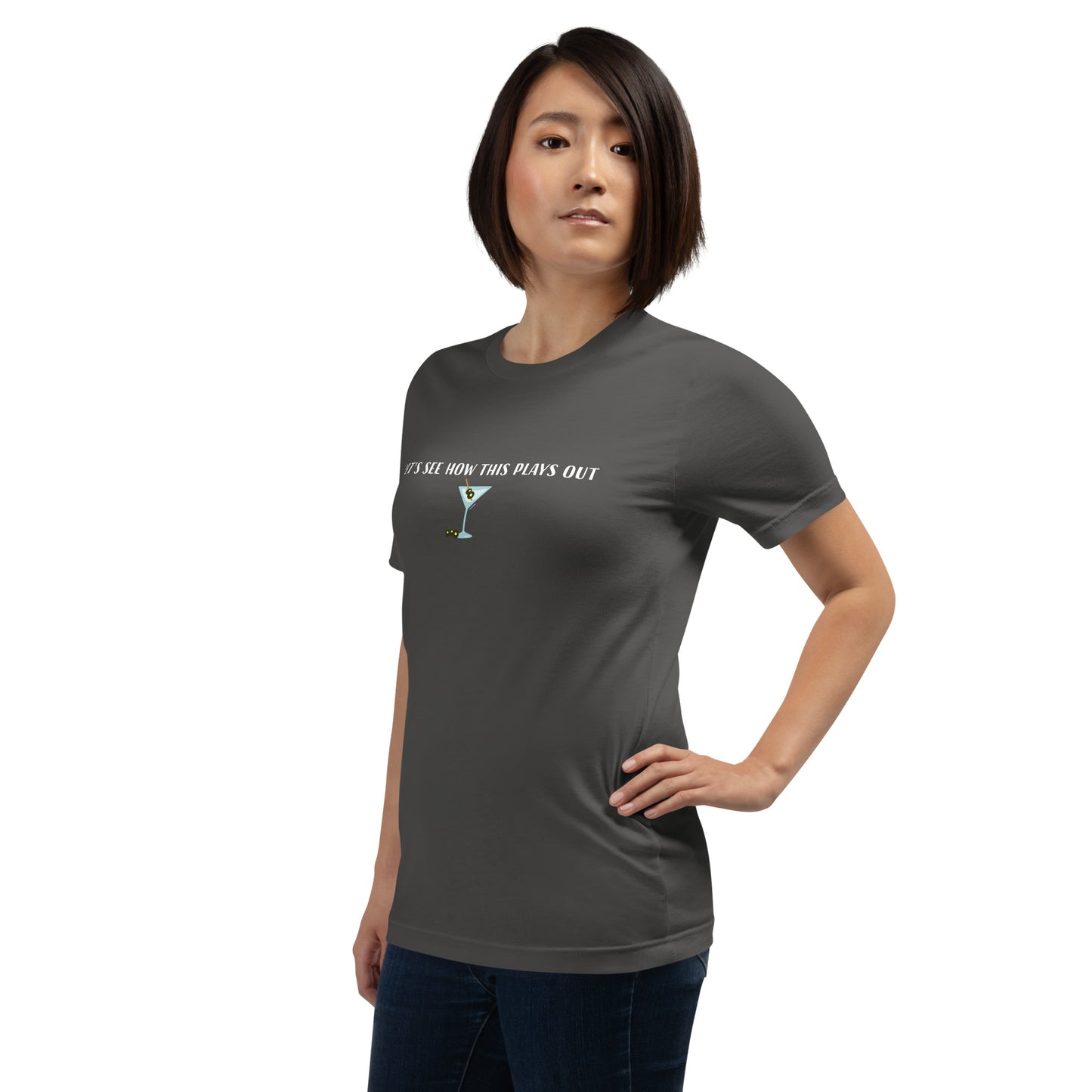NS- Let's see how this plays out Unisex t-shirt