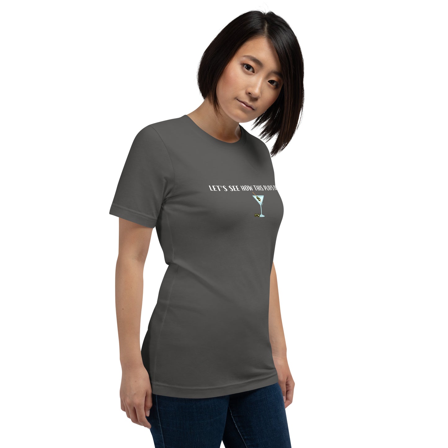 NS- Let's see how this plays out Unisex t-shirt